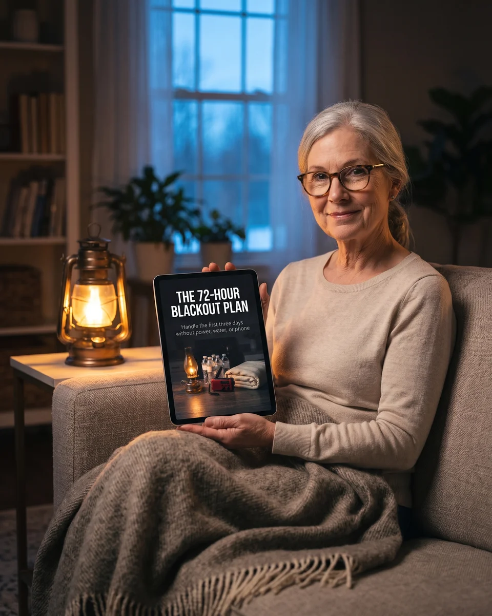 A reader with The 72-Hour Blackout Plan
