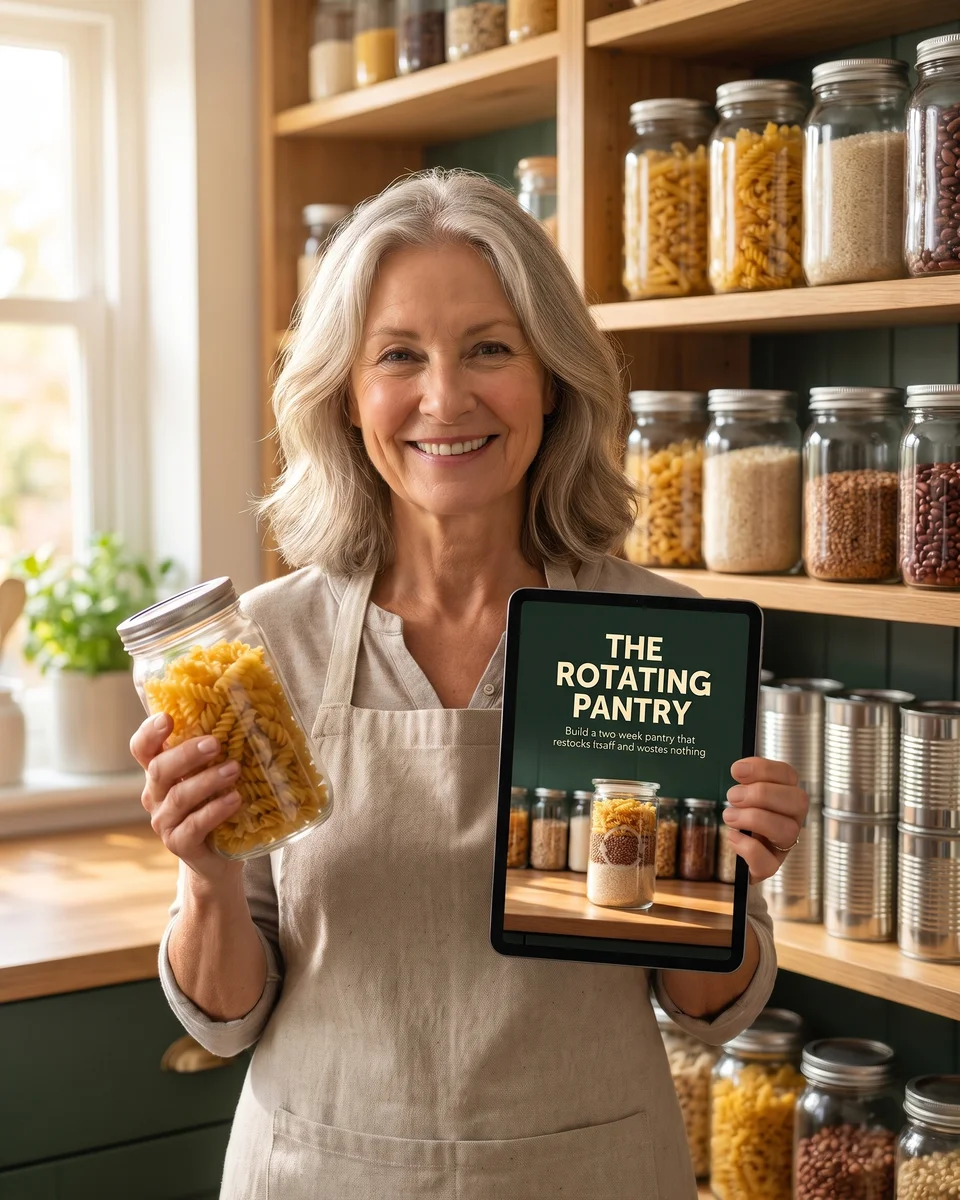 A reader with The Rotating Pantry