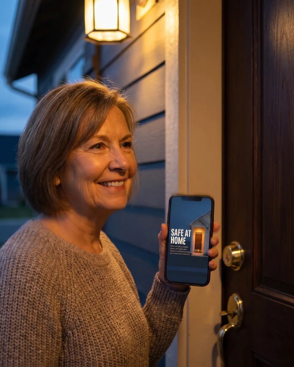 A reader with Safe at Home
