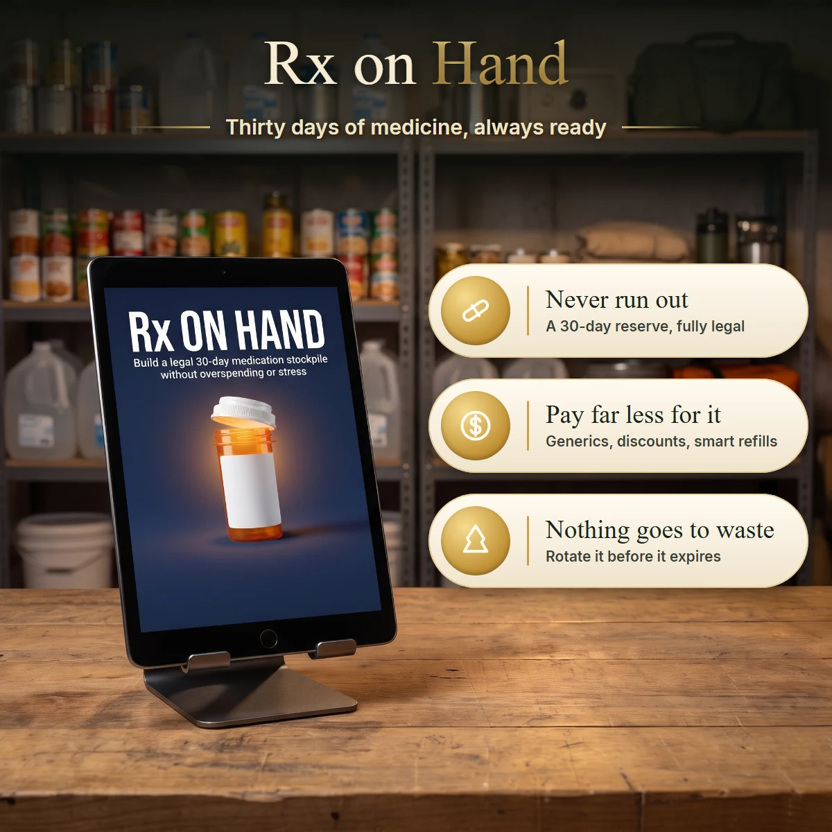 Rx on Hand on a tablet